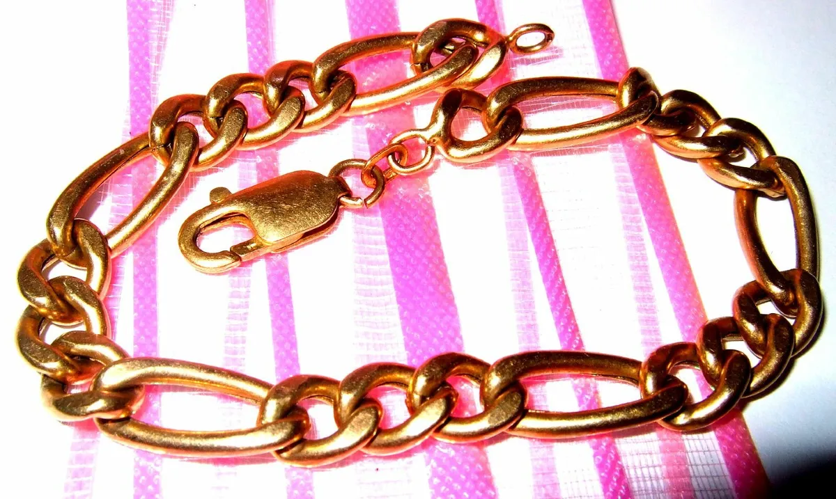 Gentlemans Chunky Vintage Figaro Bracelet - Image 3
