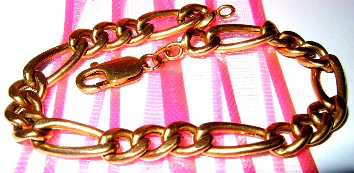 Gentlemans Chunky Vintage Figaro Bracelet - Image 4