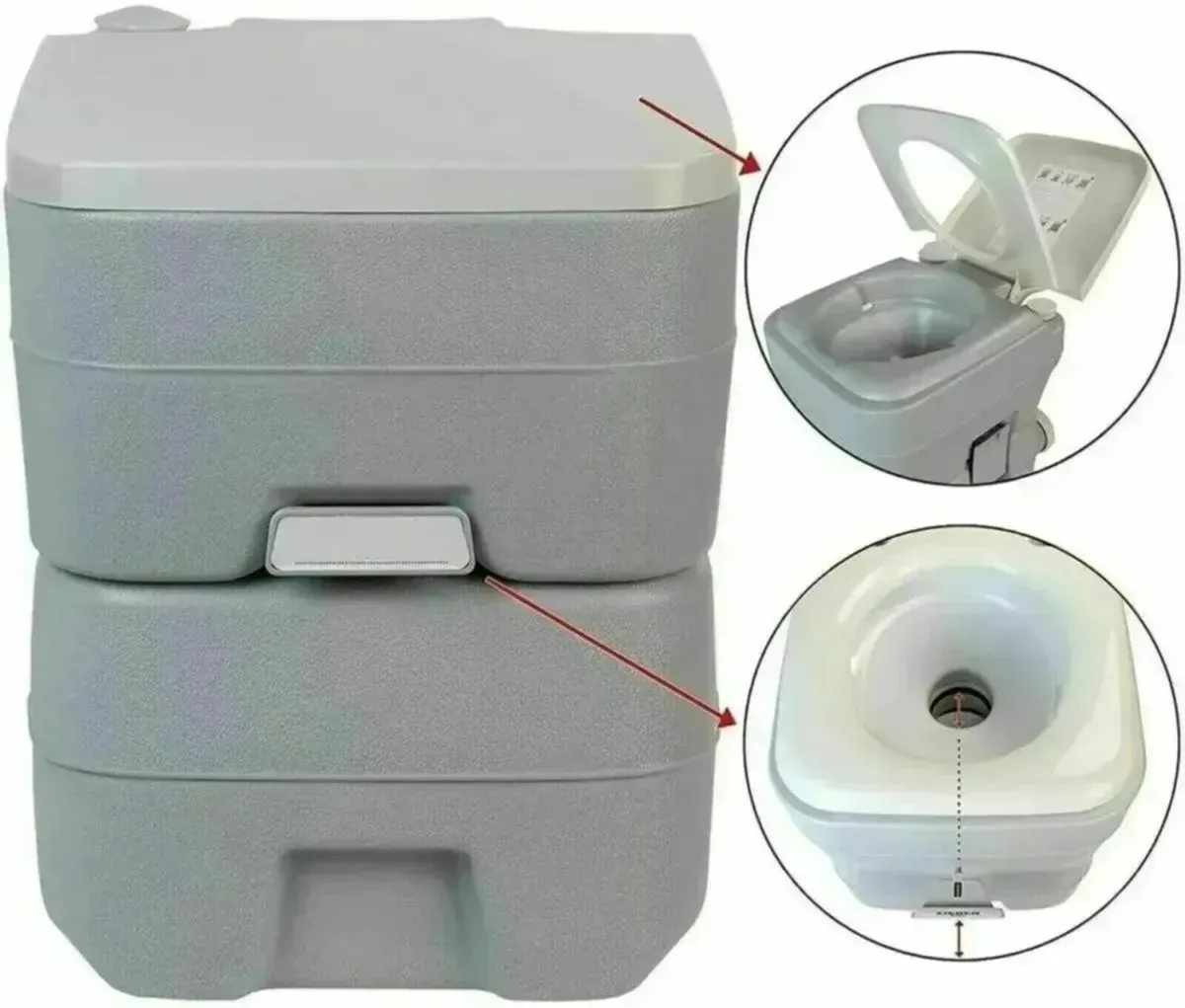 Fresh Deluxe Portable Toilet – Ideal for Camping - Image 3