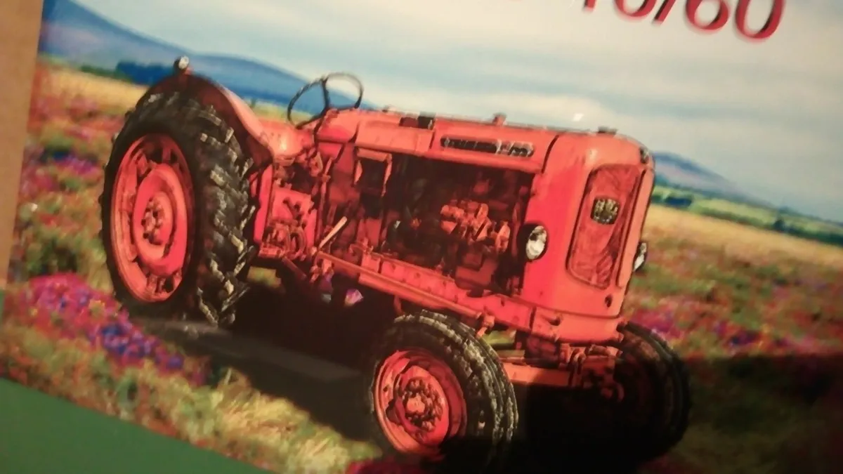 Nuffield 10/60 classic tractor tin metal sign - Image 3
