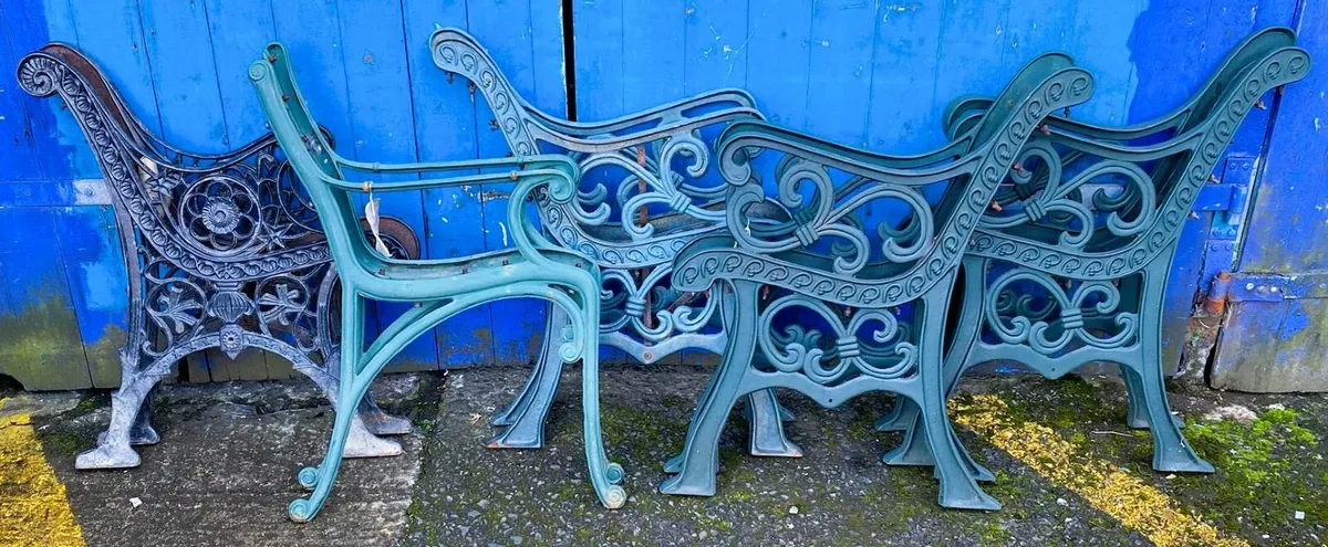 Cast Iron Bench Ends £60 Each - Image 4