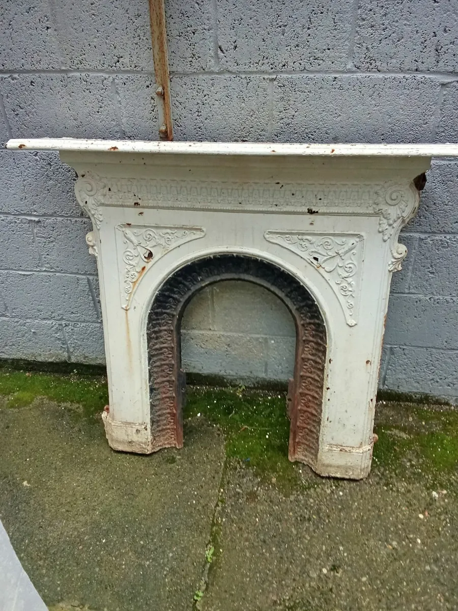 Cast iron fireplace