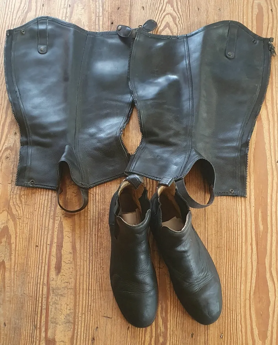 Equestrian men's short boots, gaiters & breeches - Image 1