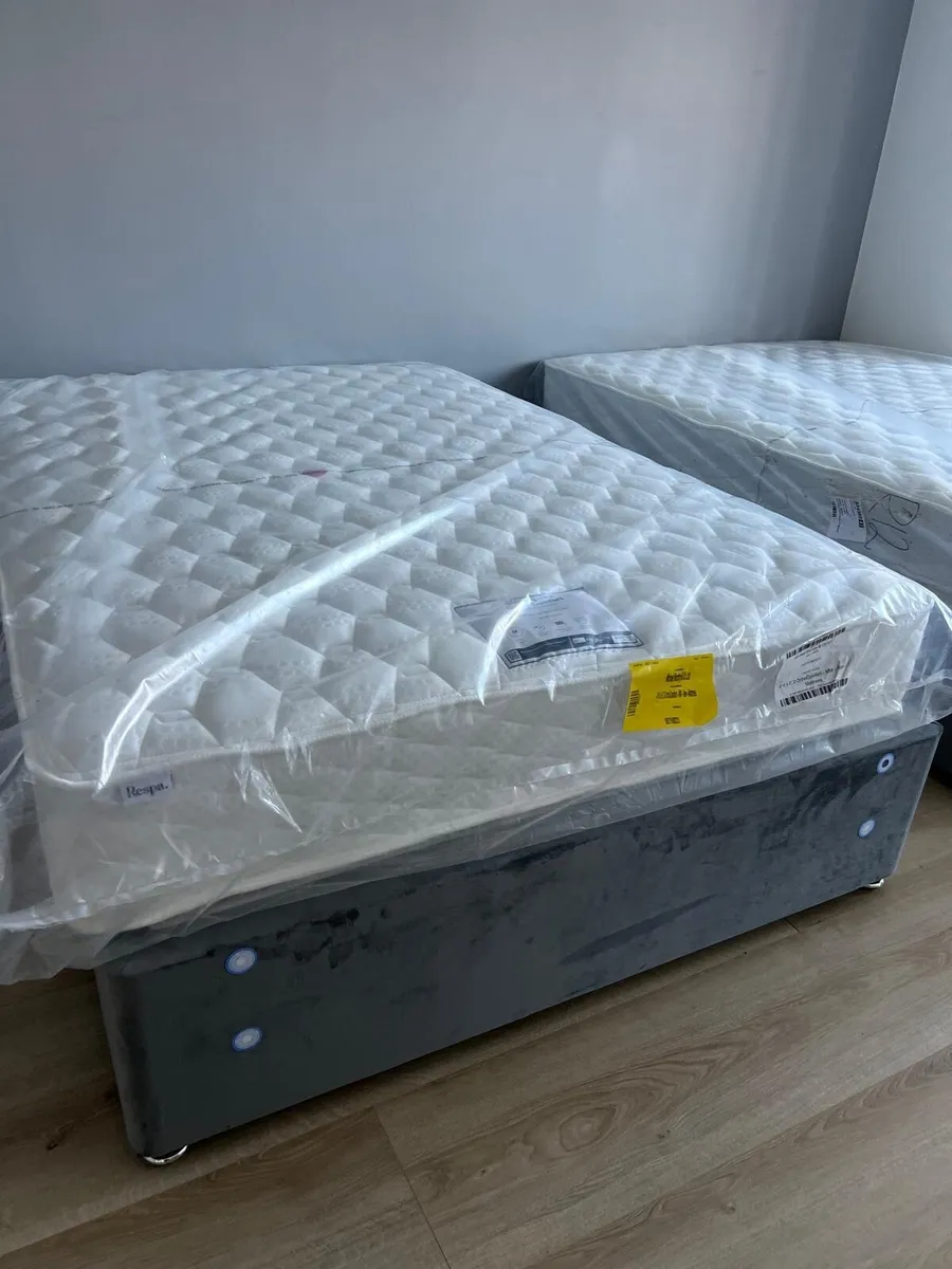 New Double bed Divan and Mattress - Unused - Image 3