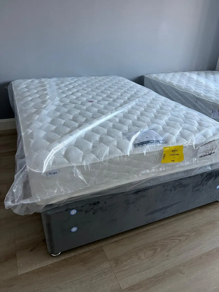 New Double bed Divan and Mattress - Unused - Image 4