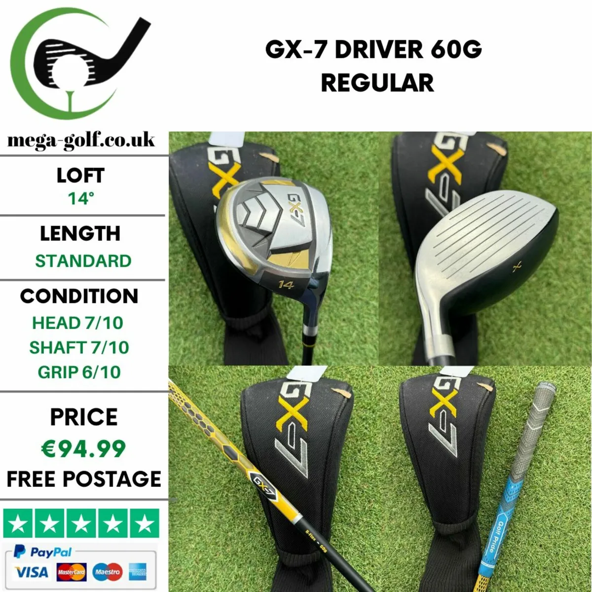 GX-7 Driver / 14° / 60g Regular - Image 1