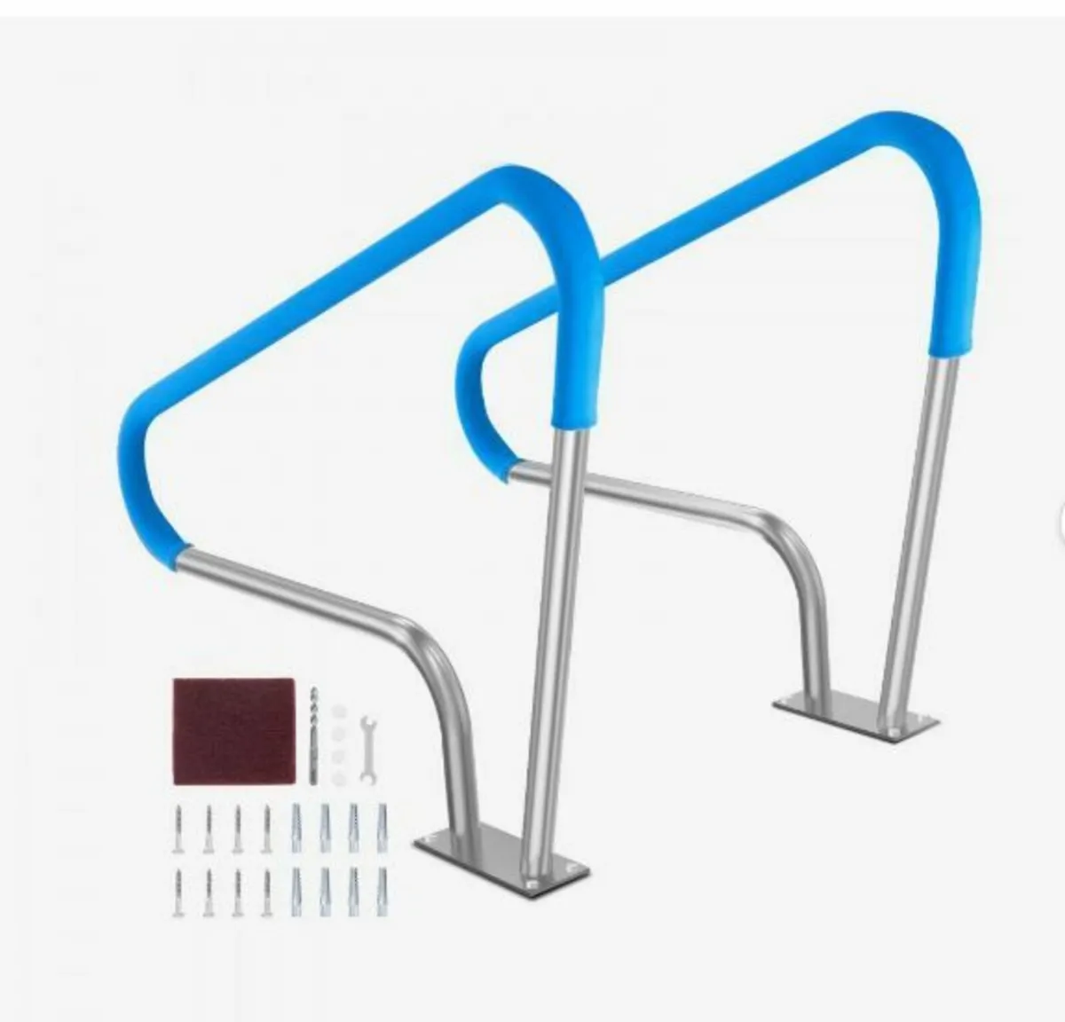 Pool Handrail, 2 PCS 48x36in Pool Railing - Image 1