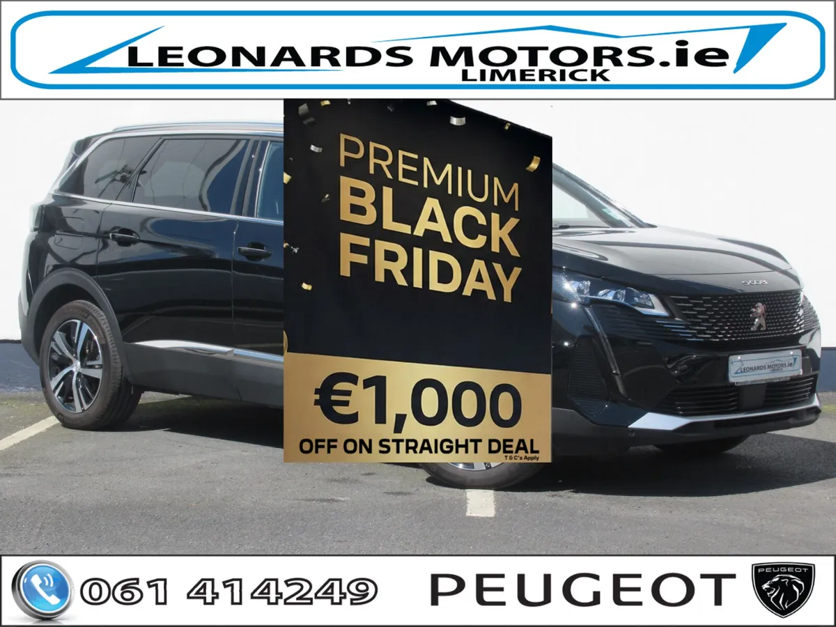 241 Peugeot 5008 GT 1.2 Hybrid 136bhp  3 ISO FIX - Image 1