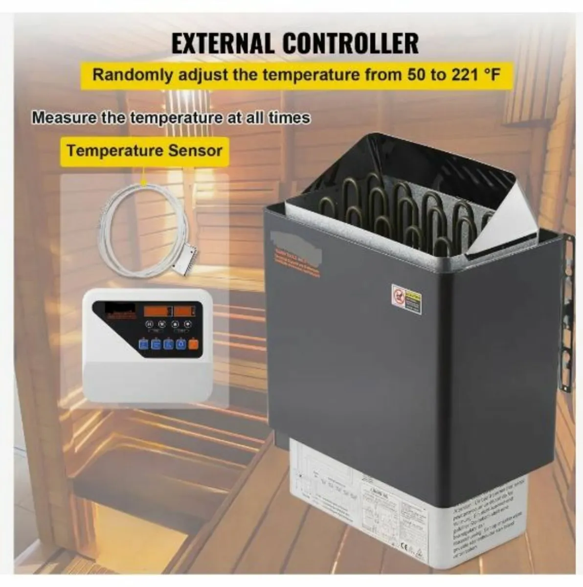 9KW Electric Dry Sauna Heater Stove - Image 2