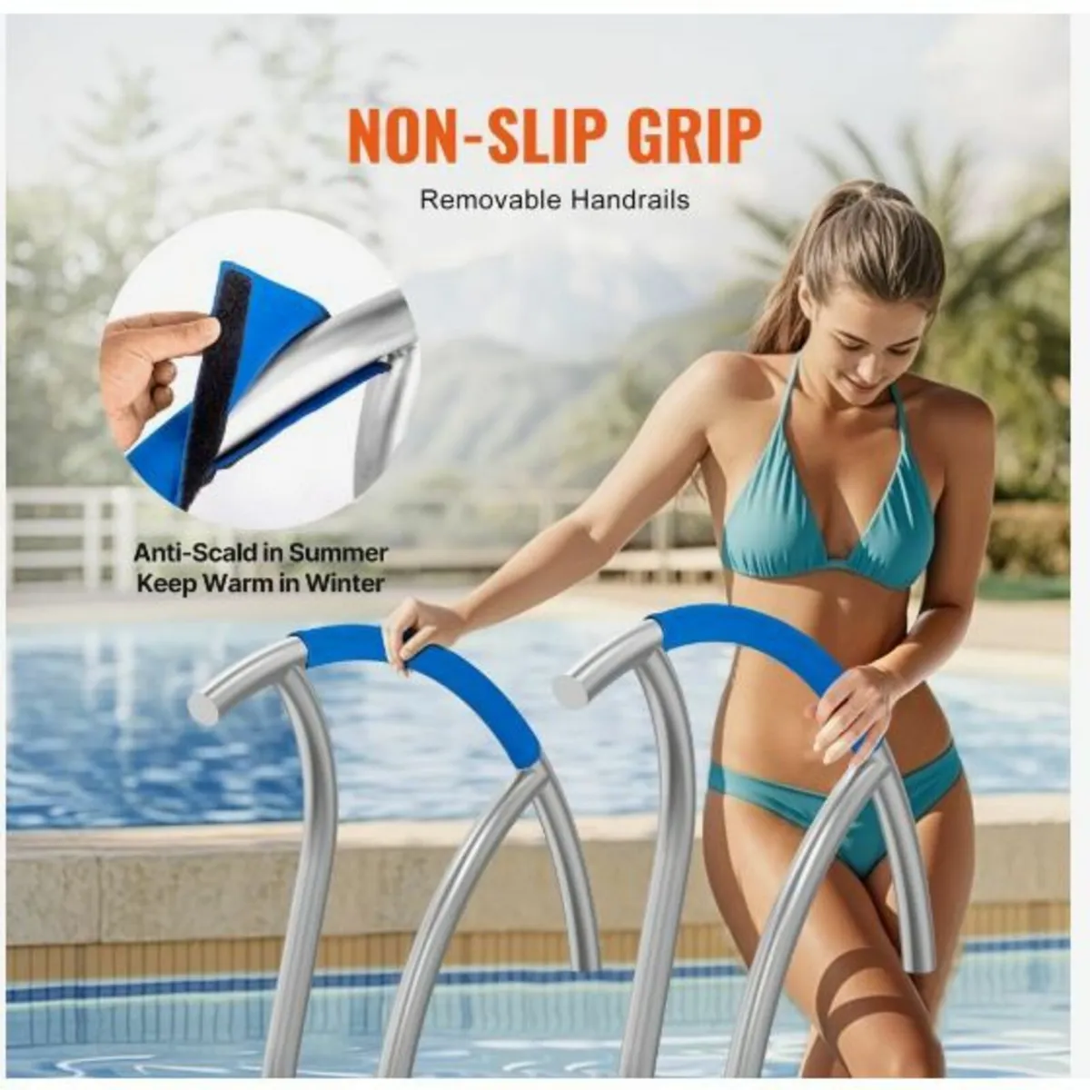 Pool Handrail, 2 PCS 30x30 - Image 1