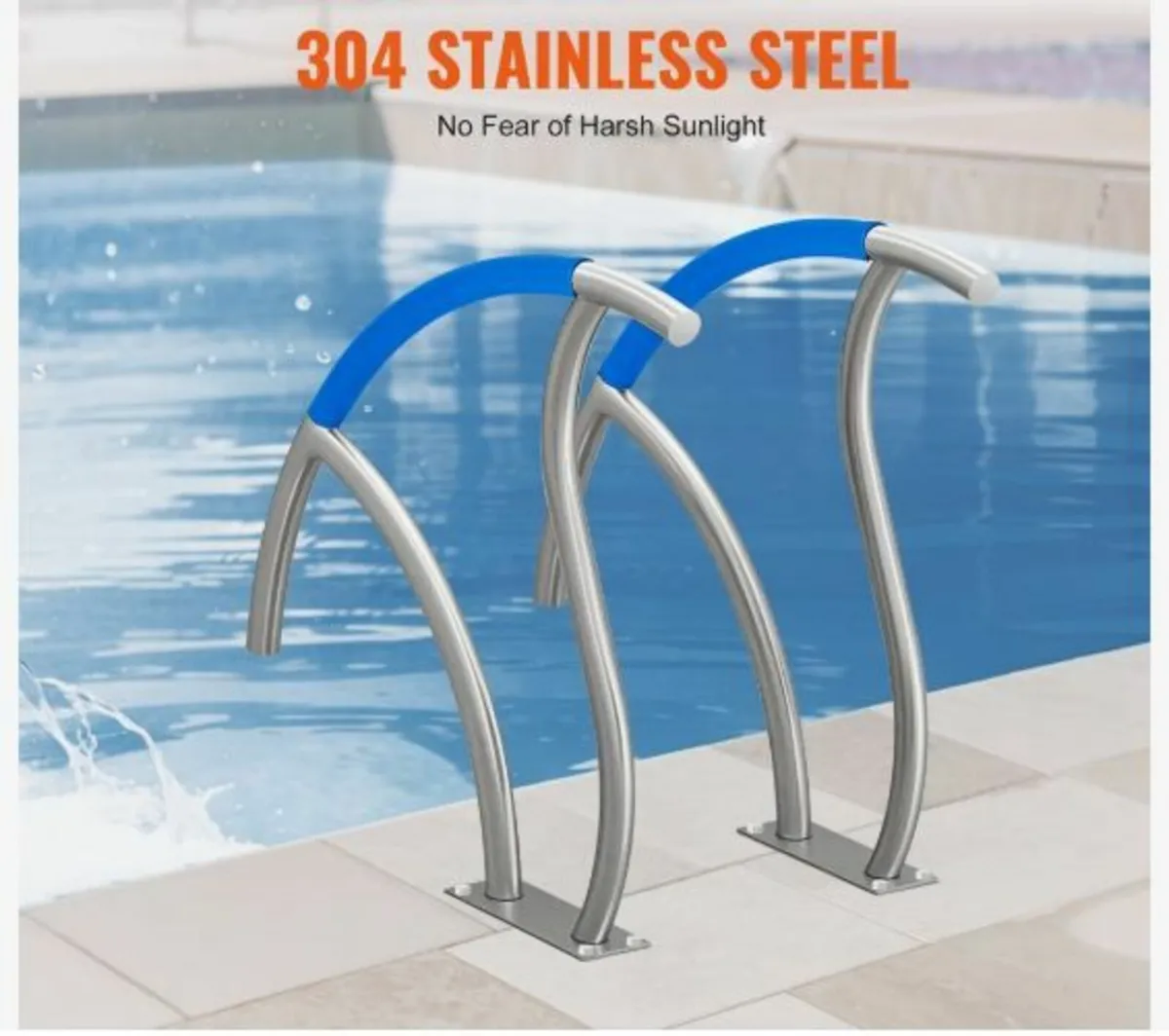 Pool Handrail, 2 PCS 30x30 - Image 2