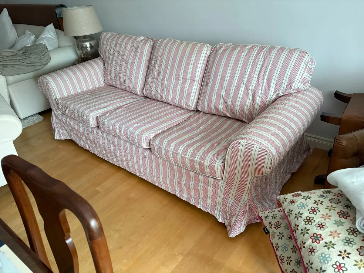 Sofas 2 + 3 Seater With Extra Set Of Covers - Image 1