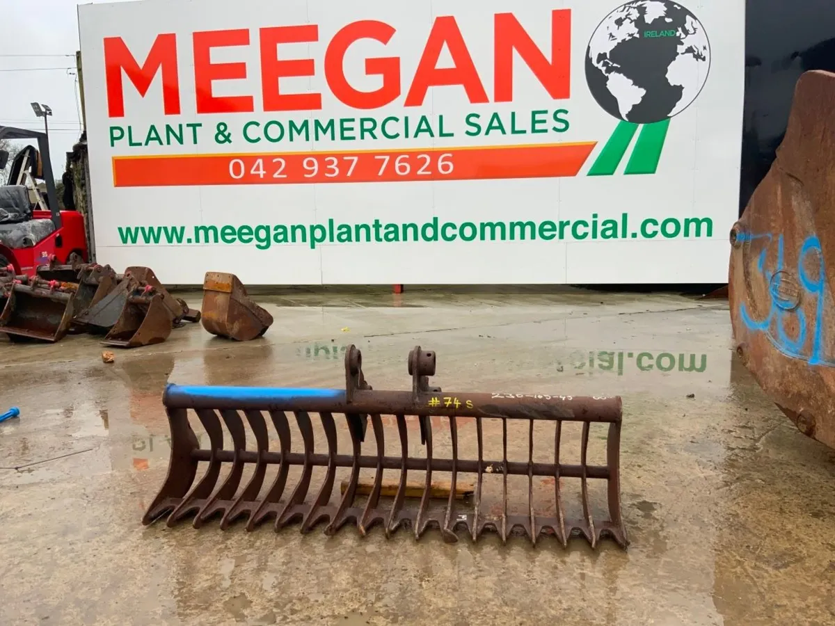 60" STONE / RAKE BUCKET........45mm PINS.......74 - Image 1