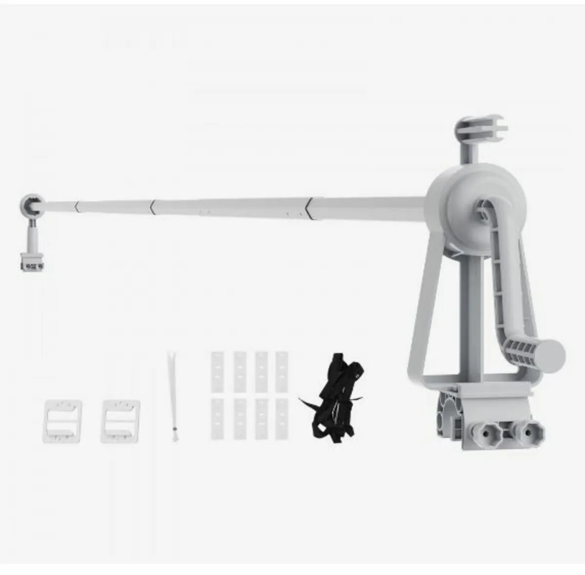 Pool Cover Reel, Aluminum Solar Cover Reel 20 ft - Image 1