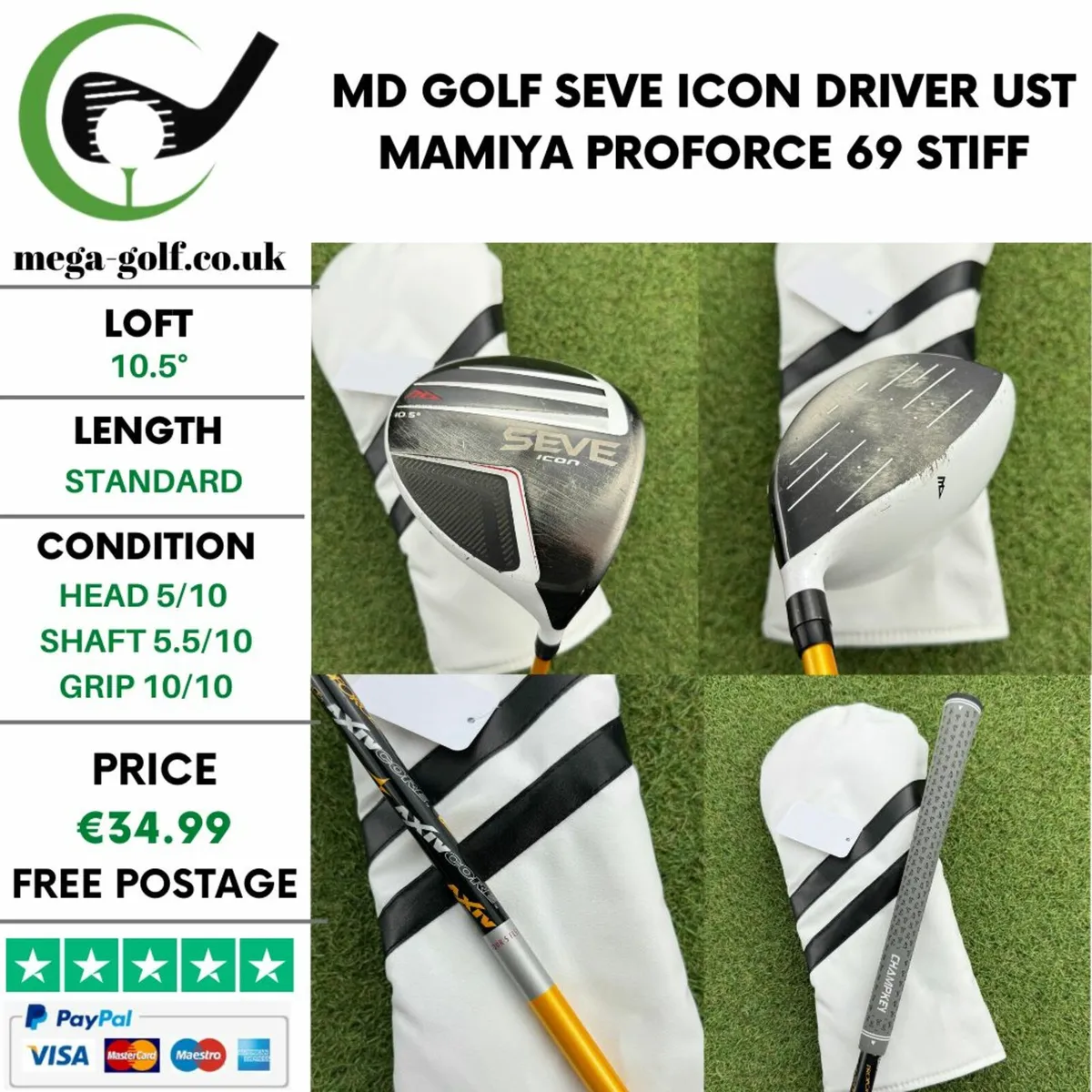 MD Seve Icon Driver / 10.5° / Stiff - Image 1