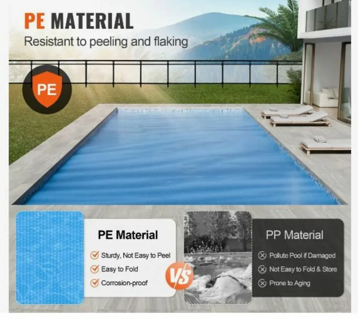 Solar Pool Cover, 24 x 12 ft Rectangle Solar - Image 3