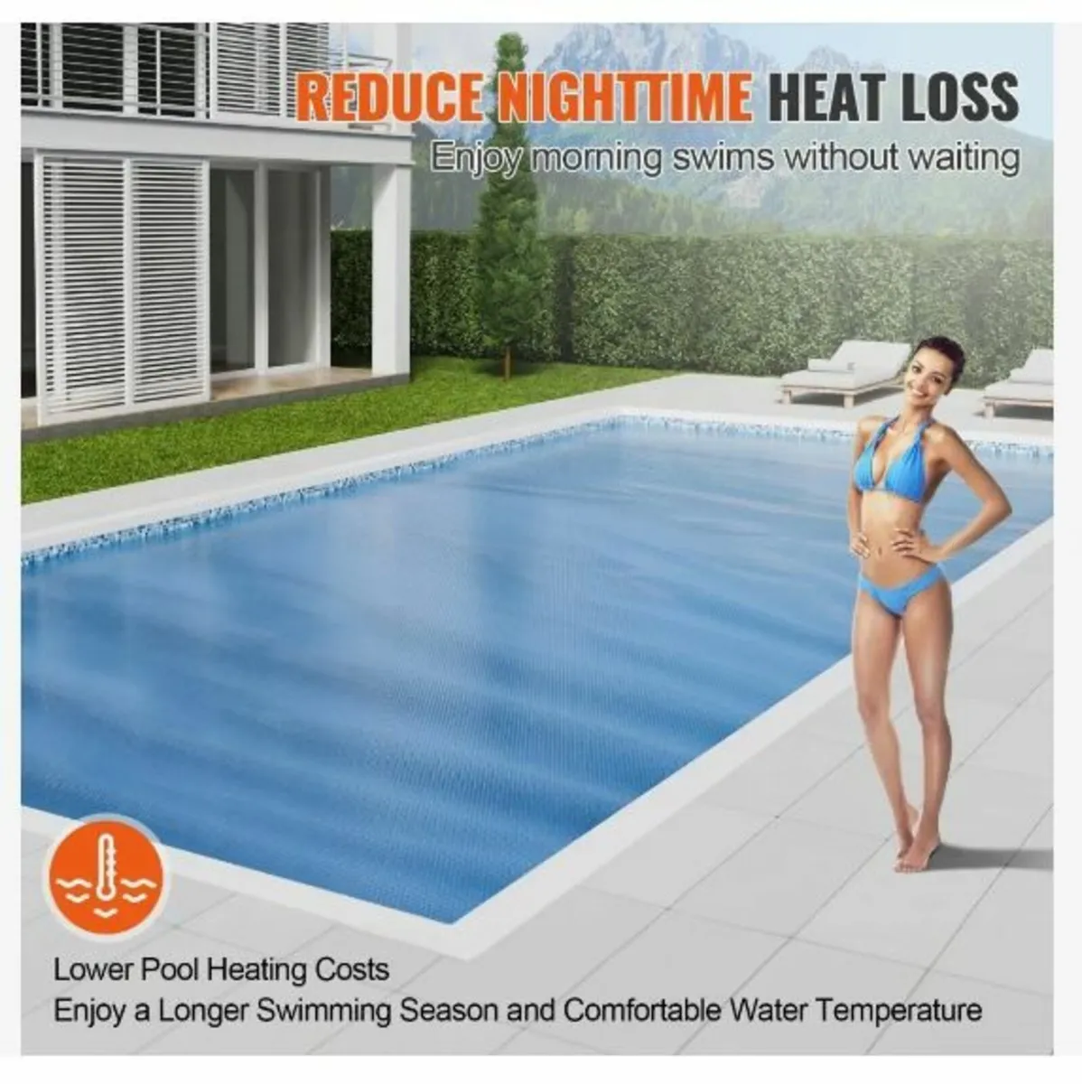 Solar Pool Cover, 24 x 12 ft Rectangle Solar - Image 4