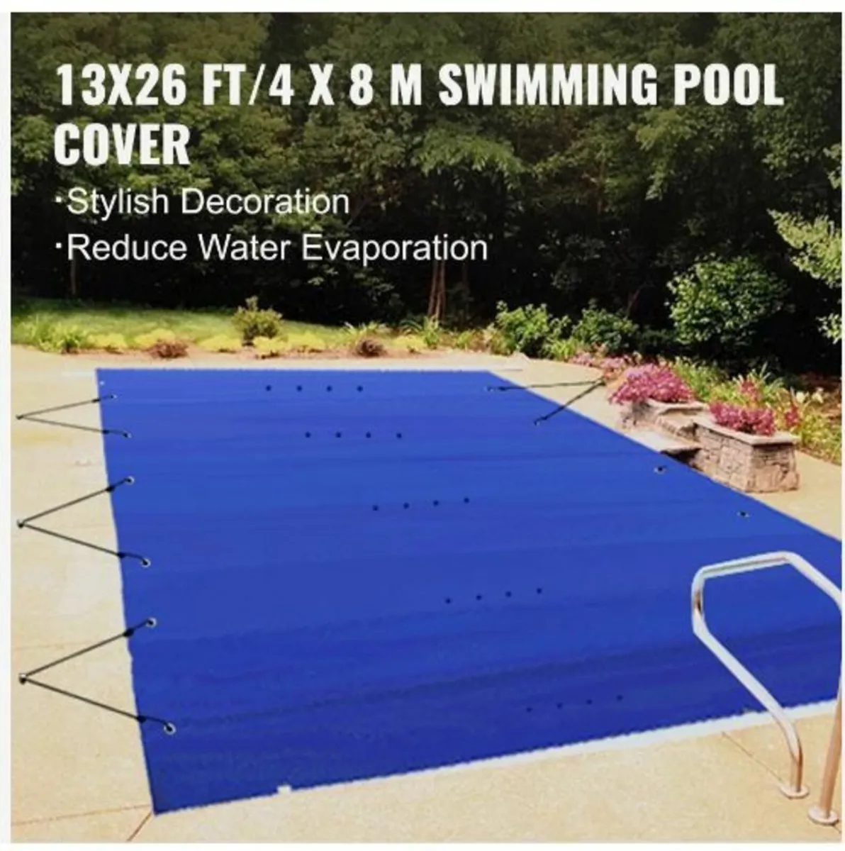 Pool Safety Cover, 13x26 ft - Image 4