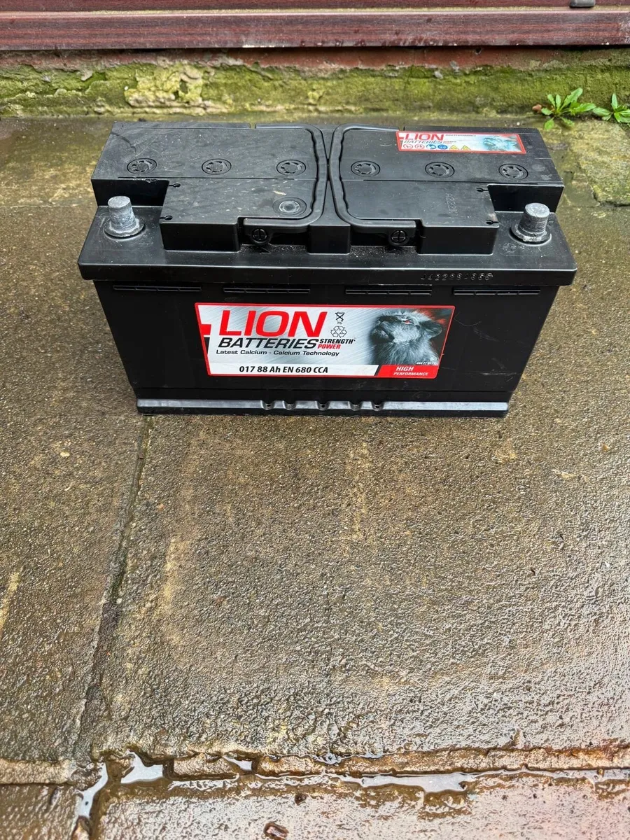Lion Car Battery 88Ah 680CCA - Image 1