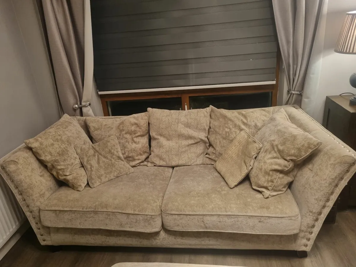 Sofa and Footstool Set - Image 2