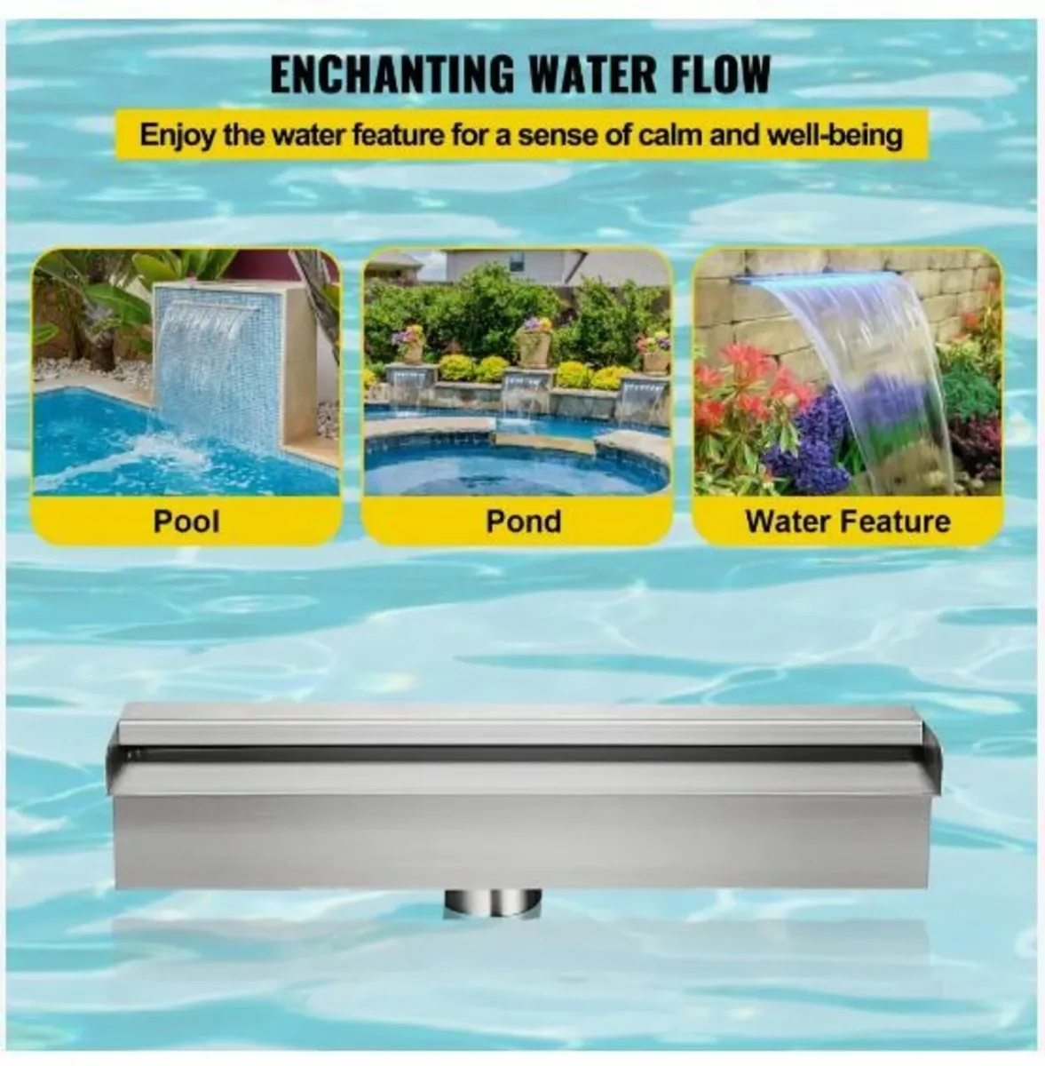 Swimming Pool Waterfall Spillway 30x11.5x8 cm - Image 2