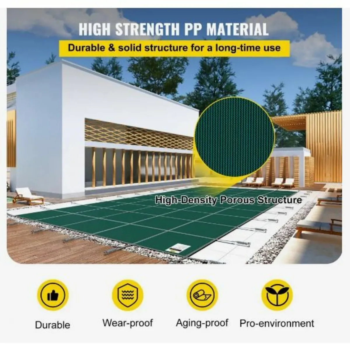 Pool Safety Cover 18x38ft - Image 3