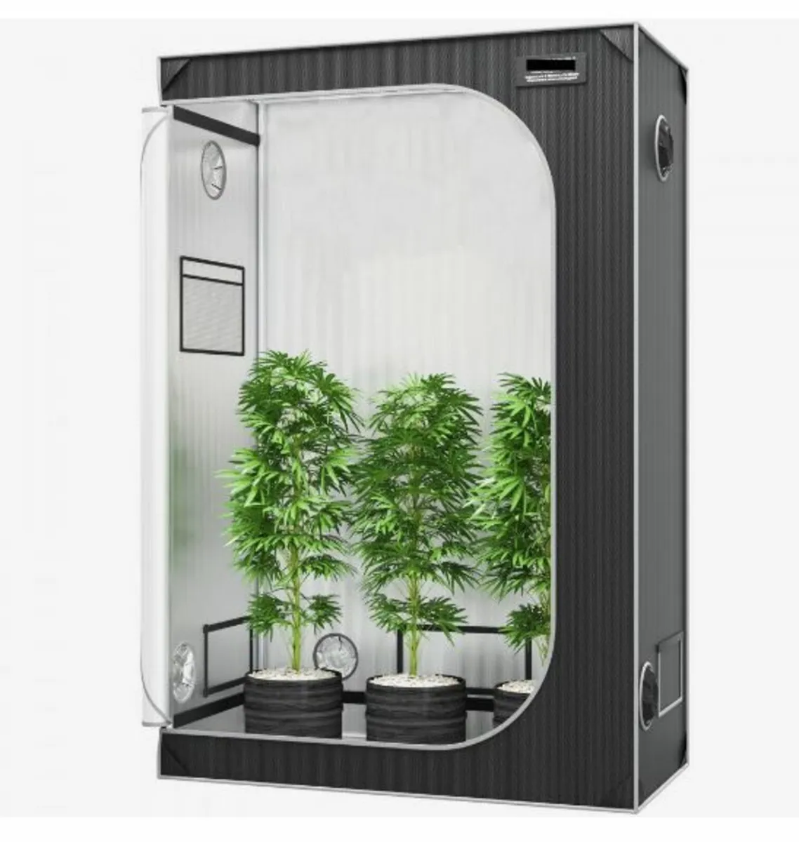 2x4 Grow Tent, 122 x 61 x 183 cm - Image 1