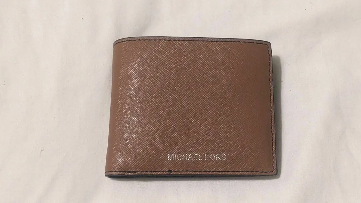 Brand New Michael Kors Leather Wallet Medium Brown - Image 1