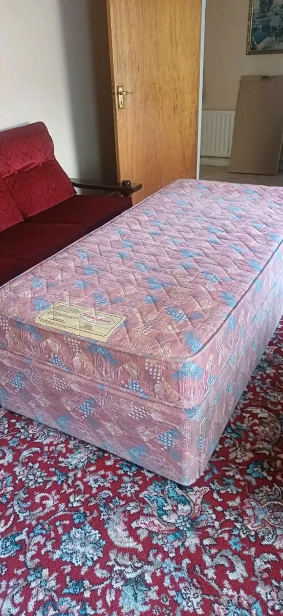 Single Firmarest Divan bed & Matress "Free to take - Image 2