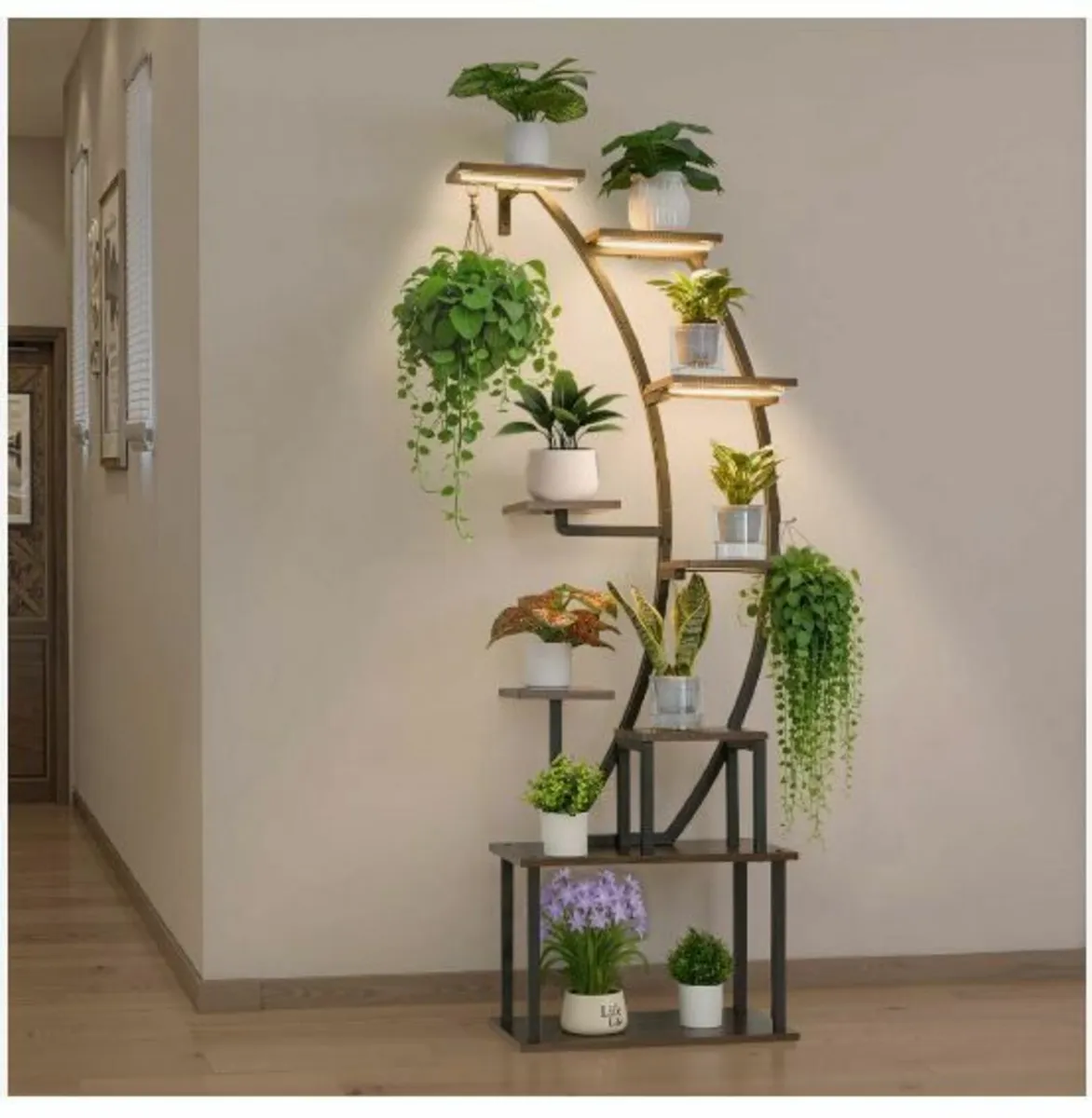 Plant Stand Indoor with Grow Lights - Image 4