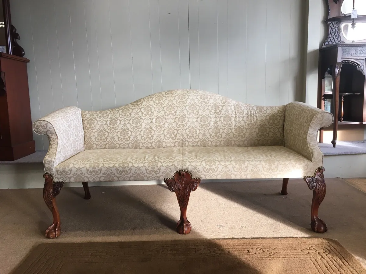 Mahogany Sofa - Image 1