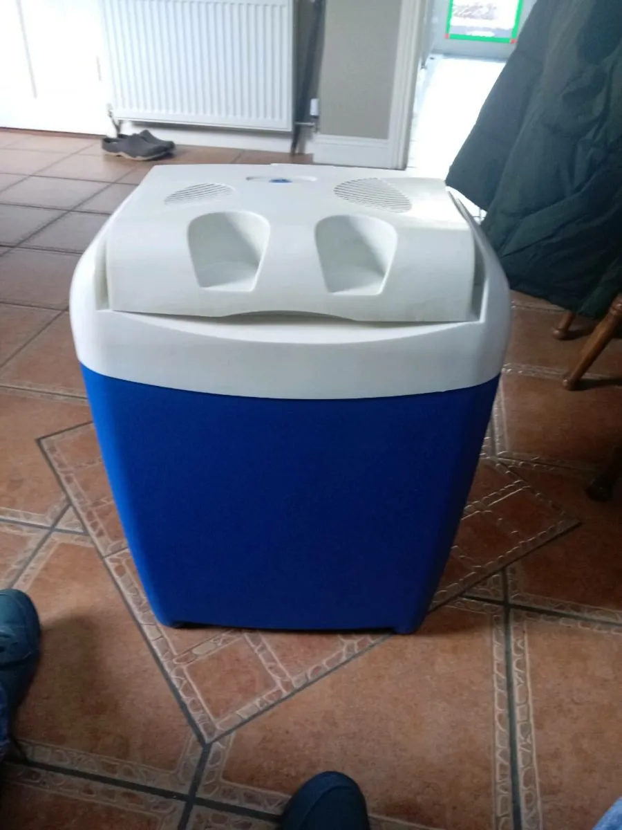 Large cooler box has 230v +12v connection leads - Image 4