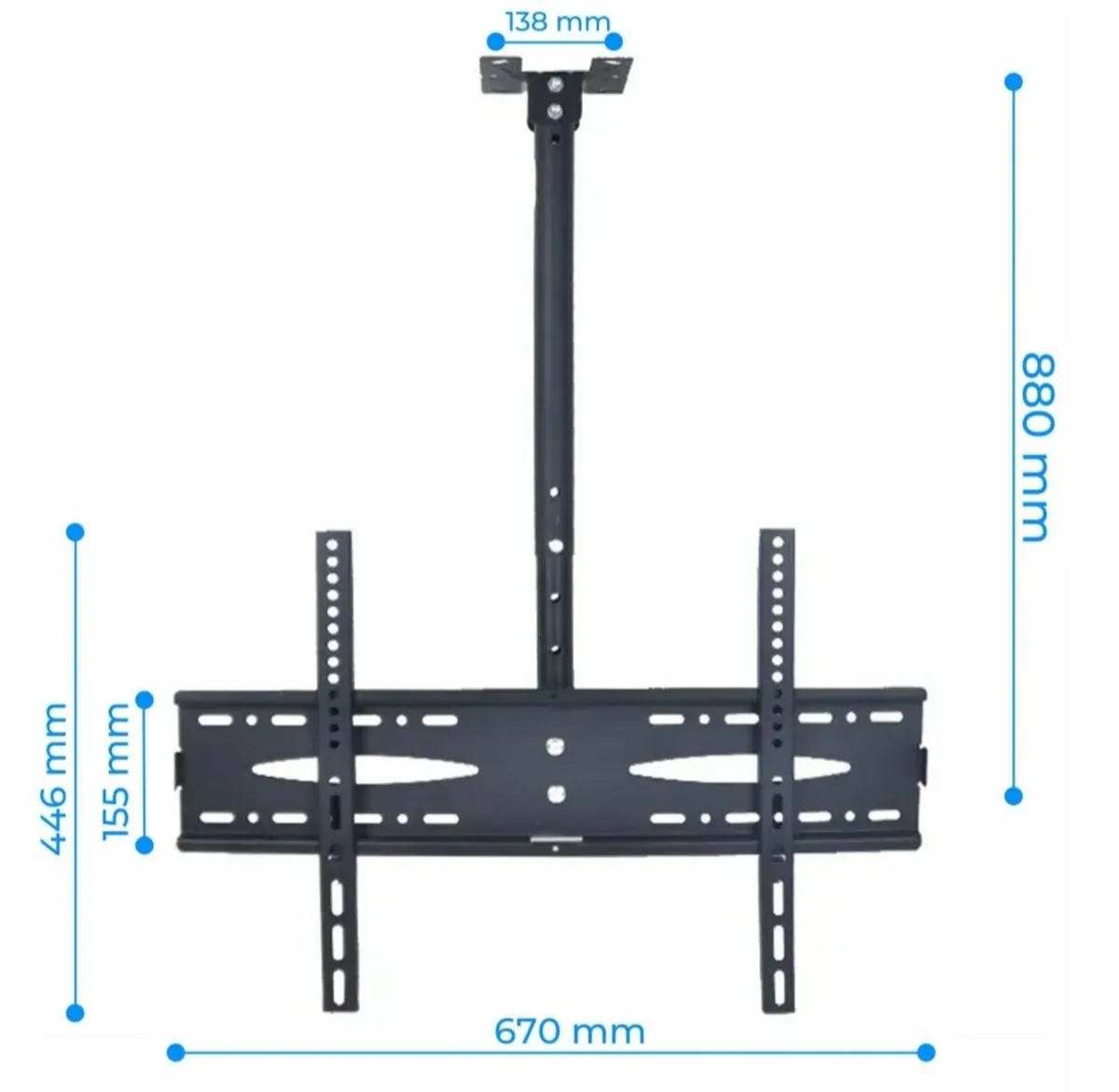 Tv Ceiling Mount Bracket Tilt 32"-72" - Image 2