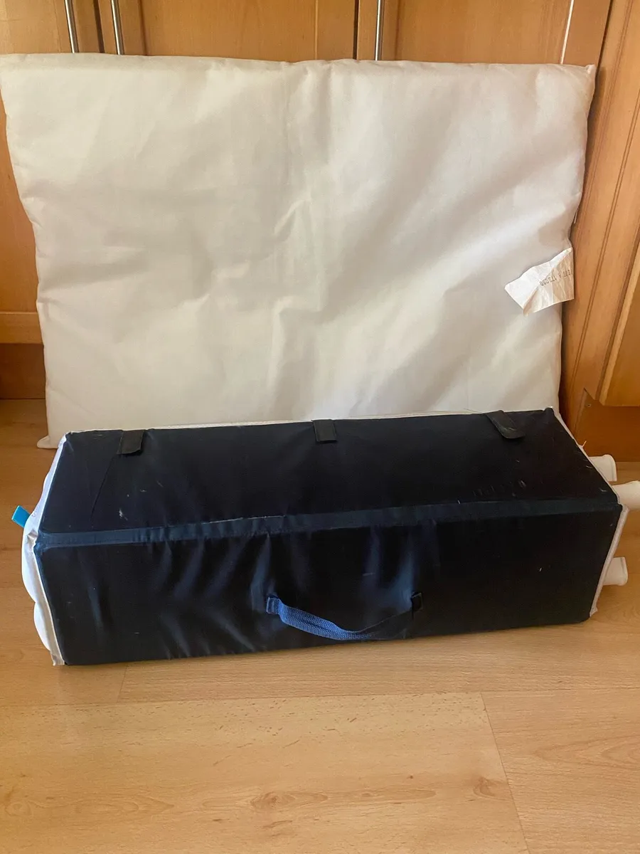 Travel cot and mattress - Image 1