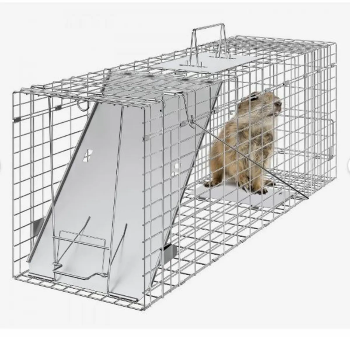 Live Animal Cage Trap, 79 x 25 x 30.5 cm - Image 1