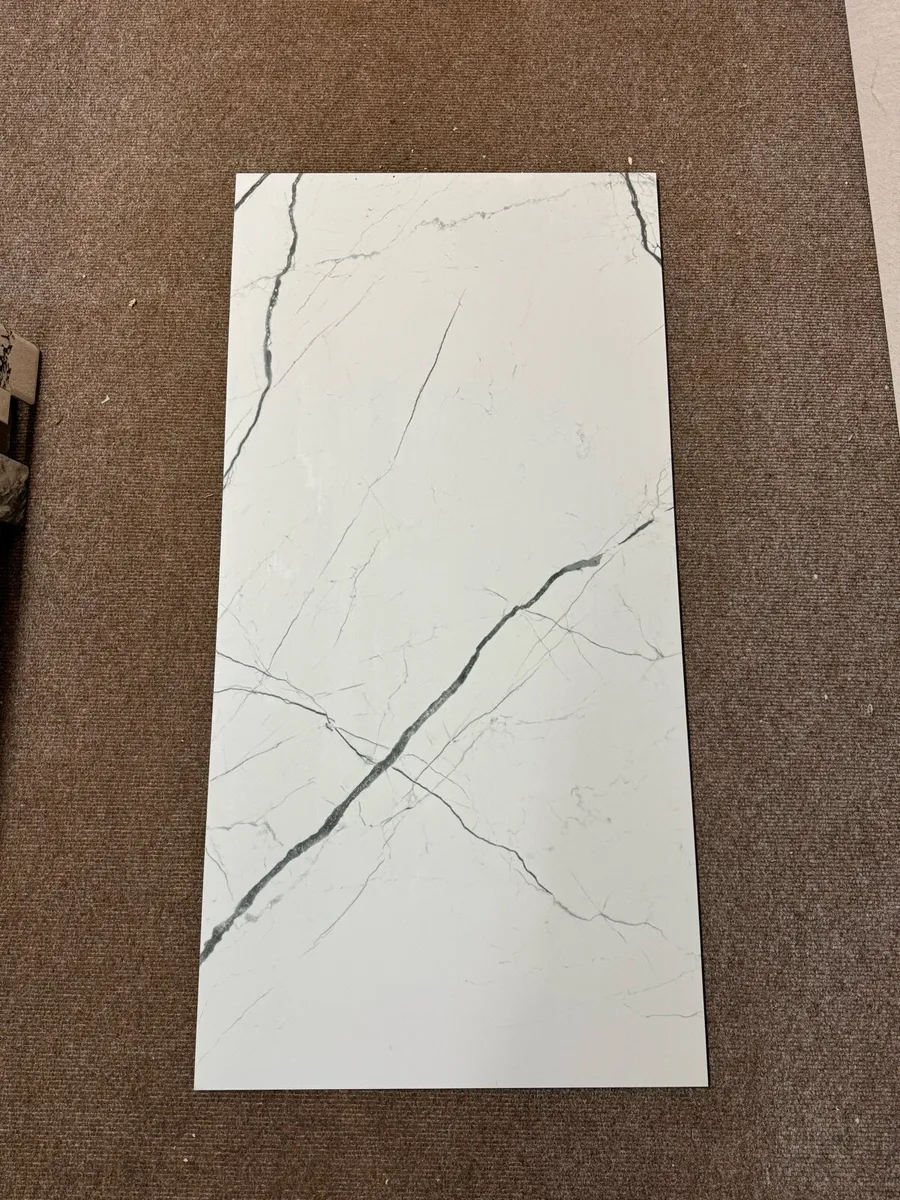 Black FridayRile  Sale 60cm x 120cm White Marble