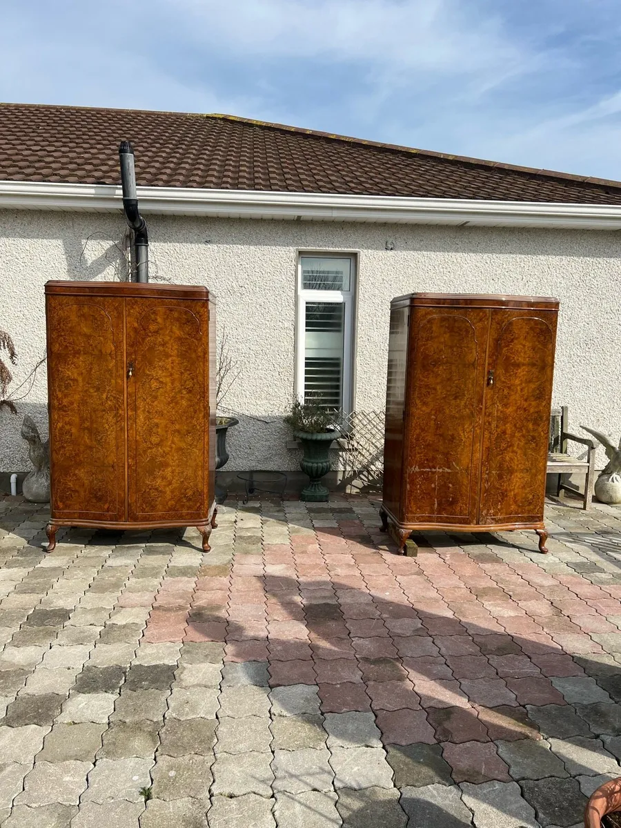 Wardrobes Two Victorian Wallnut - Image 1