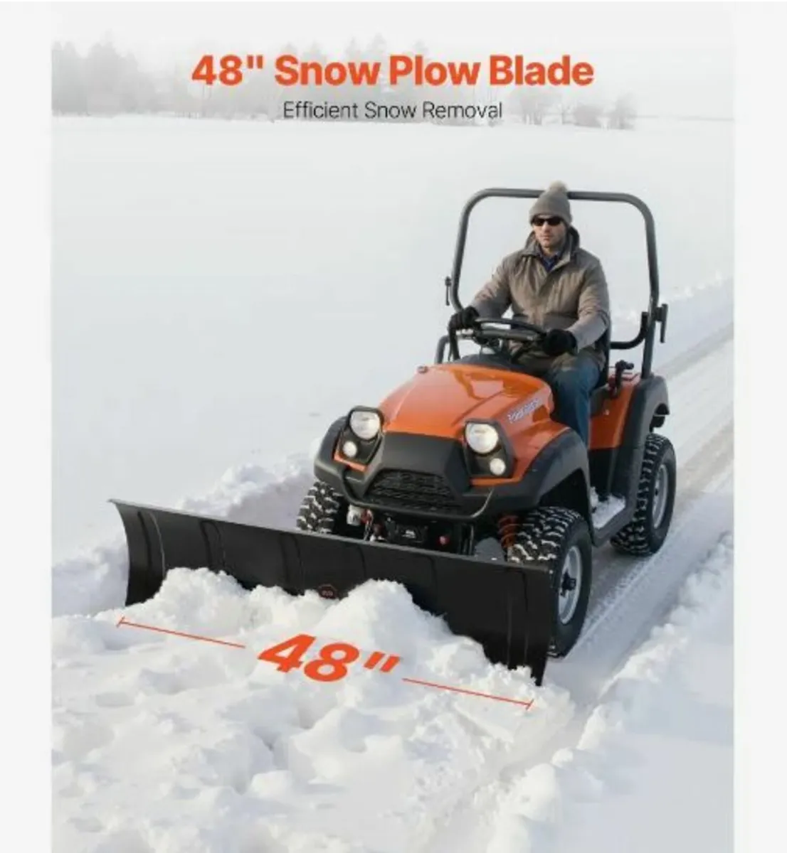 Snow Plow Kit, 122 cm Universal Snow - Image 2