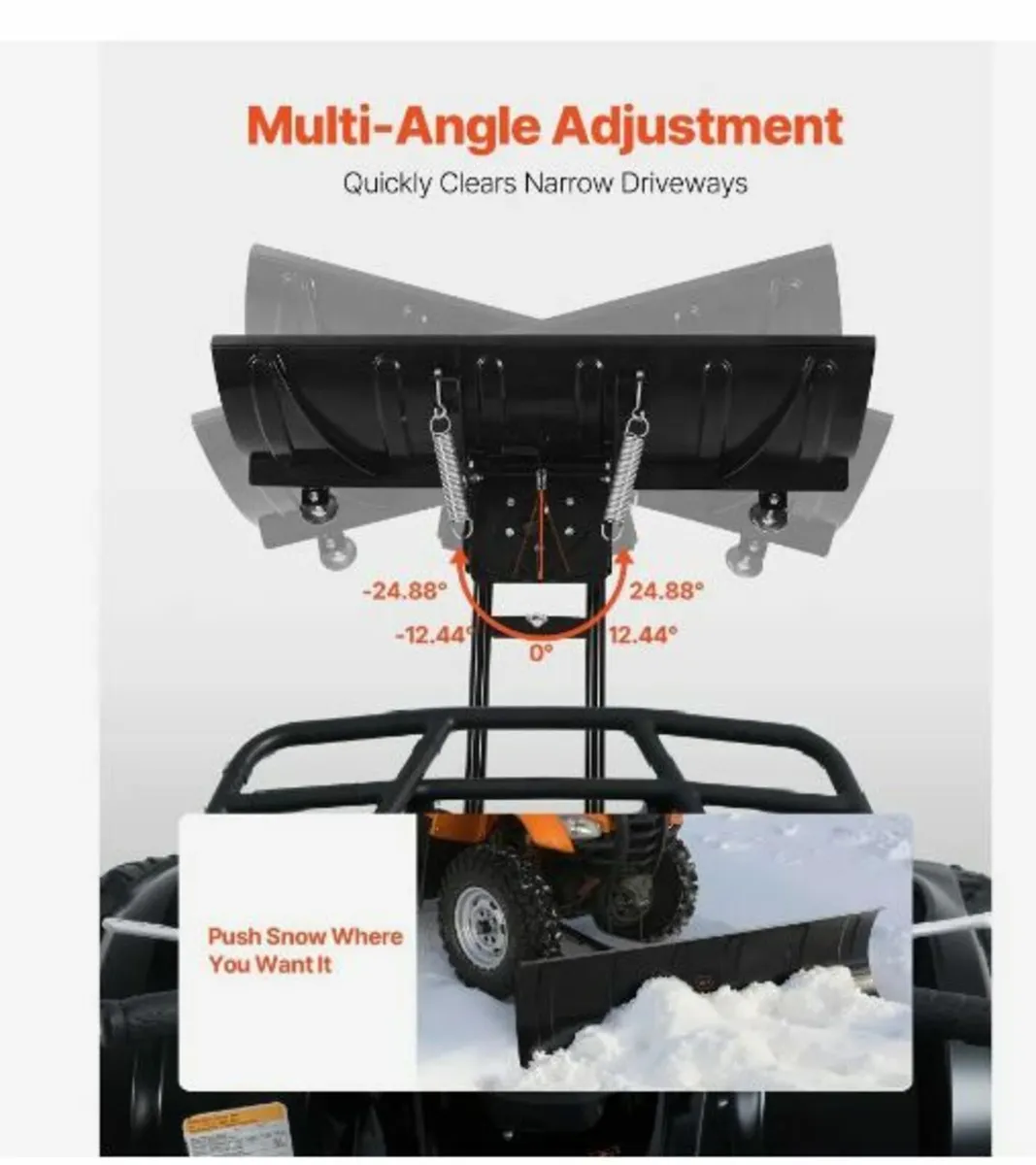 Snow Plow Kit, 122 cm Universal Snow - Image 3