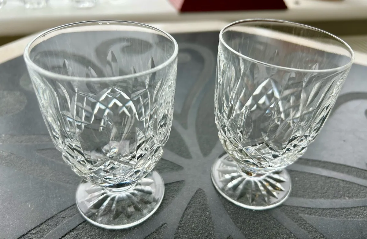 Vintage Waterford Crystal port glasses - Image 1