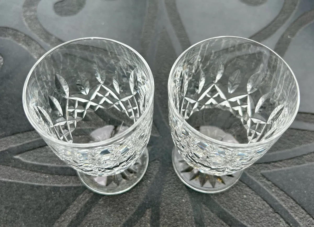 Vintage Waterford Crystal port glasses - Image 2