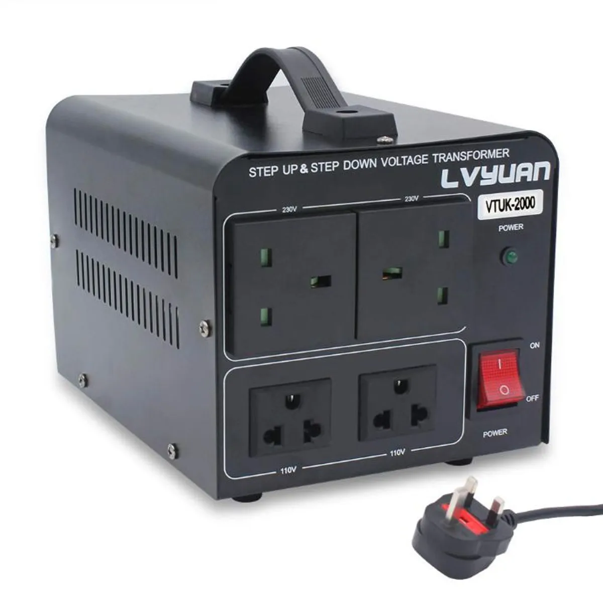 New Lvyuan Step Up & Down Transformer 2000W