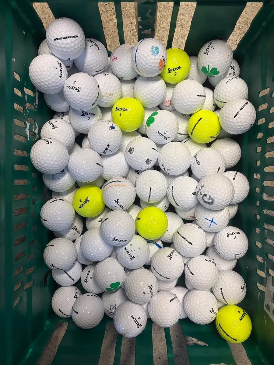 100 Srixon Softfeel golf balls