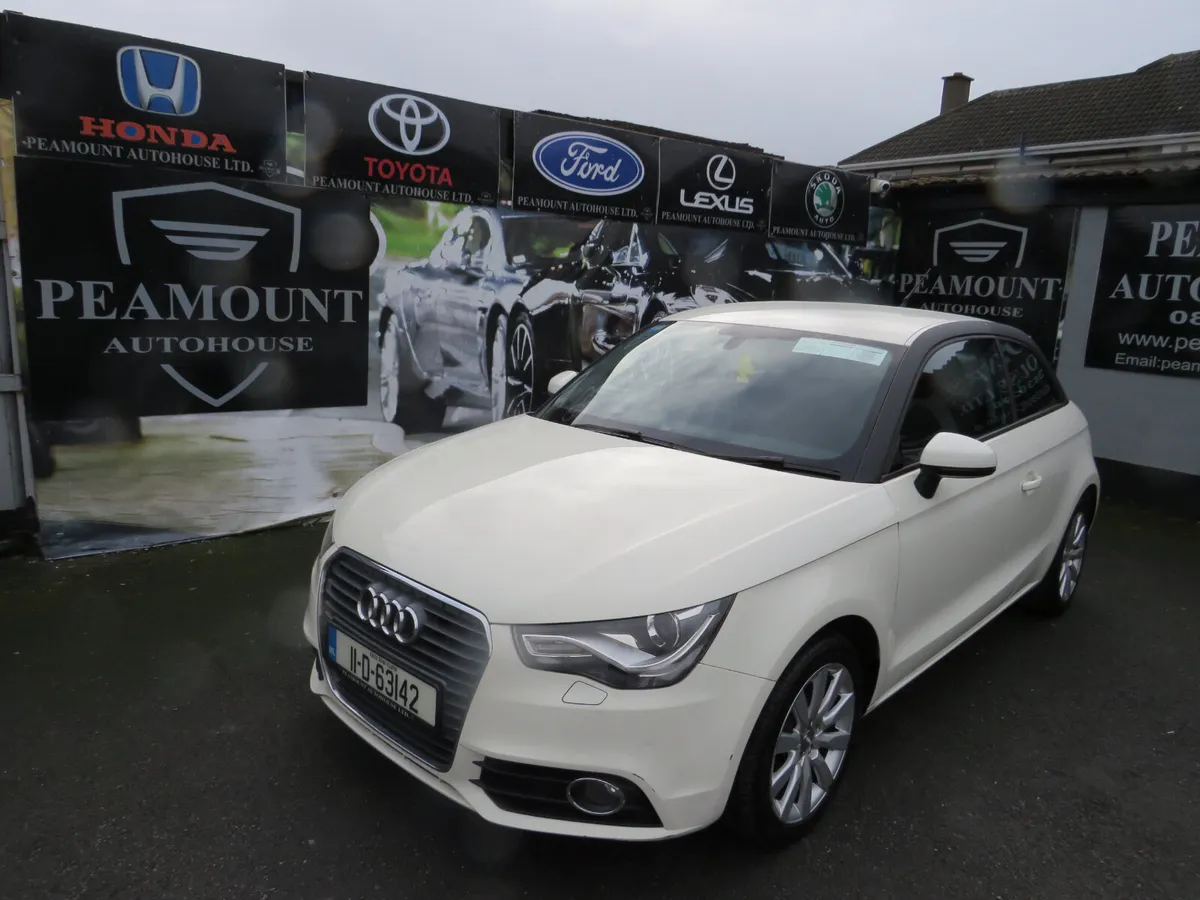 Audi A1 2011 3DR SPORT AUTOMATIC IN WHITE - Image 1