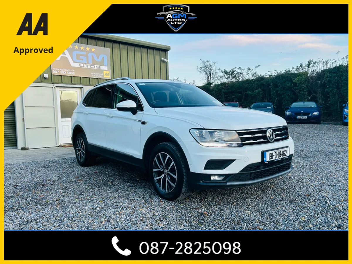 2019 Volkswagen Tiguan All space 7 seats white - Image 1