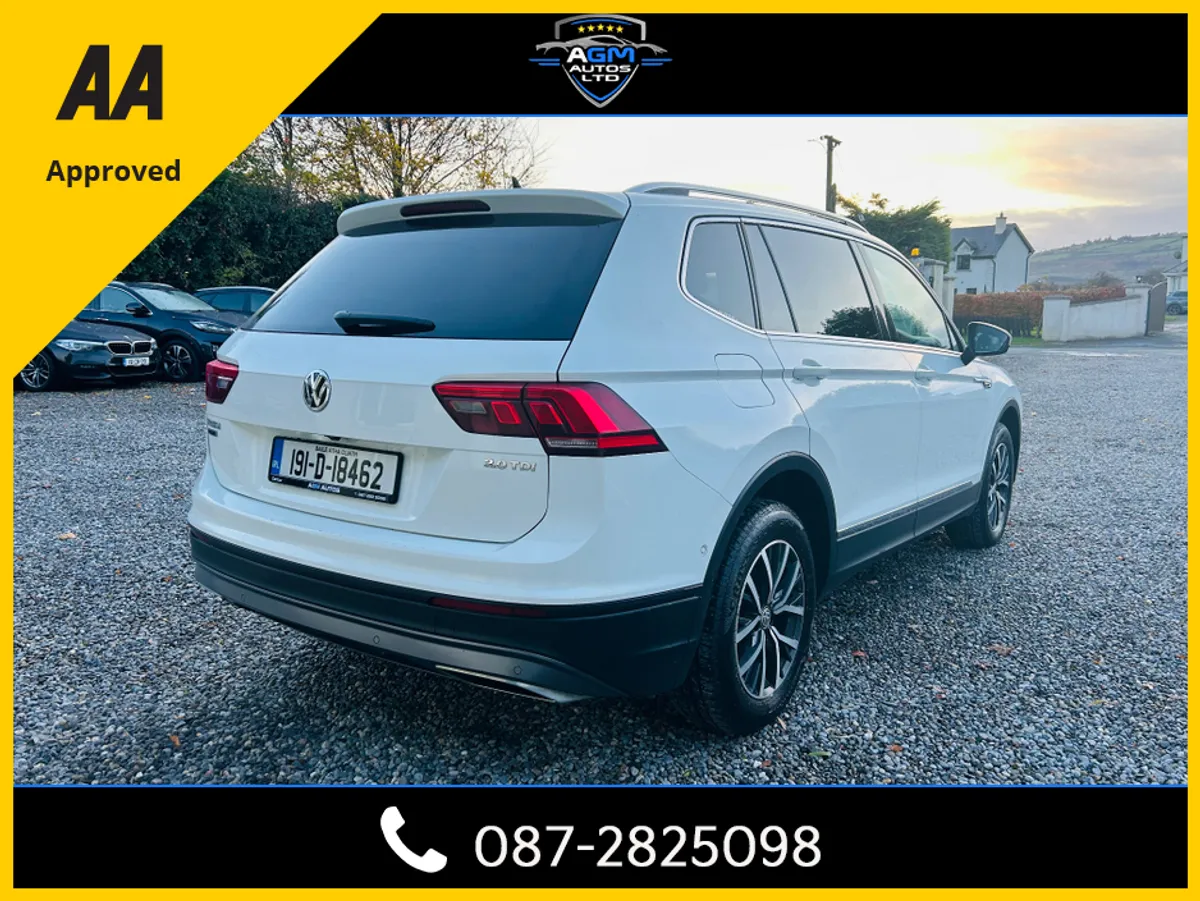 2019 Volkswagen Tiguan All space 7 seats white - Image 3