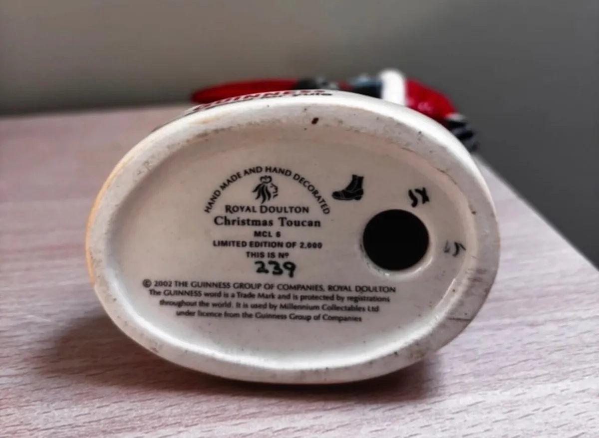 Royal Doulton GUINNESS Christmas Toucan..Limited . - Image 3