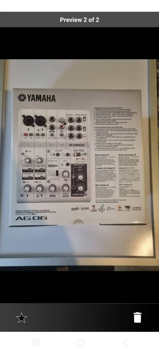 Yamaha ag06 - Image 1