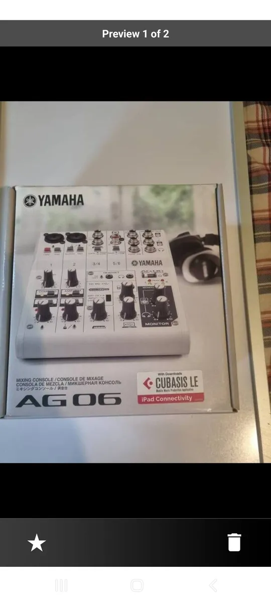 Yamaha ag06 - Image 2