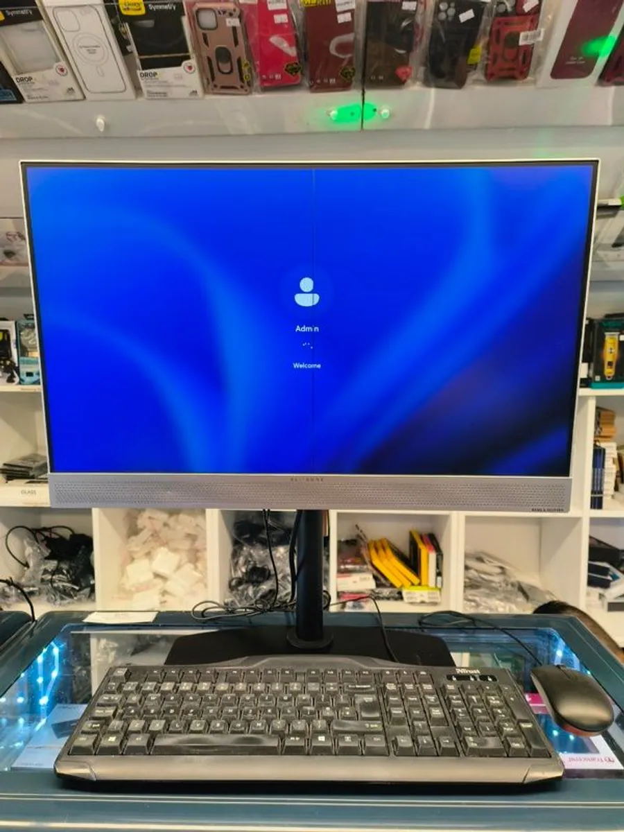 All-in-One PC HP EliteOne 800 G4 Intel i5-8500 (8th Gen) 24GB RAM 500GB SSD Windows 11 Pro (LCD Has Line) - Image 1